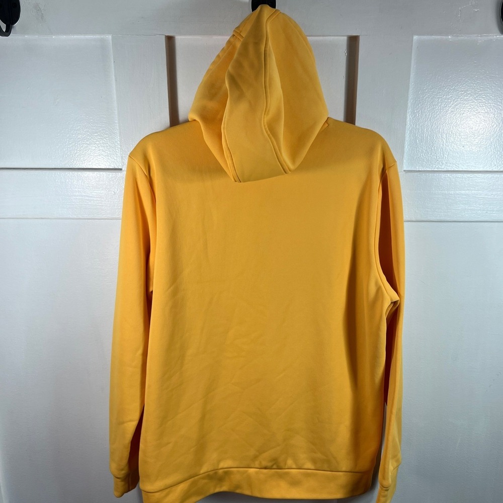 Under Armour Armour Fleece Big Logo Hoodie Yellow Mens Medium - Picture 6 of 9